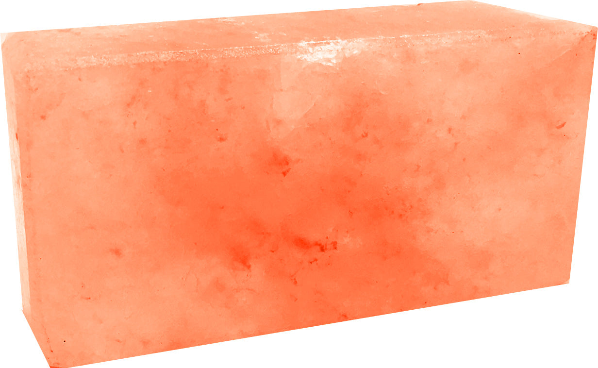 Salzfliesen orange 20x10x5 cm +/- 0,5-2 mm glatt