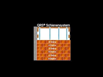 Salzwand QRS-BausatzSystem Optik glatt